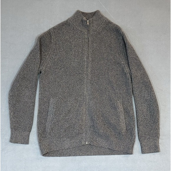 L.L. Bean Other - Vintage LL Bean Sweater Mens Size M Cable Knit Pullover Full Zip Heavy